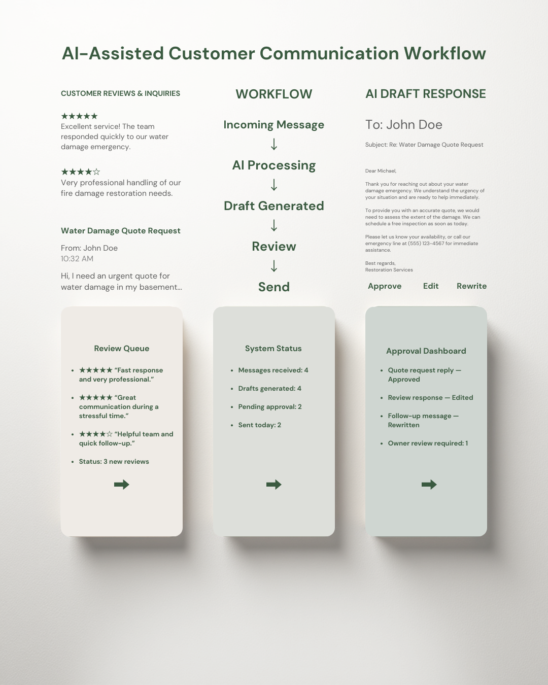 Restoration company case study